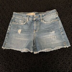 Anthropologie Pilcro and the Letterpress Women’s Slim Boyfriend Shorts Size 26